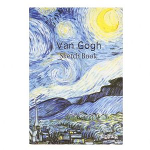 Szkicownik Lenwa A5/120/100g V. van Gogh Gwiaździsta noc